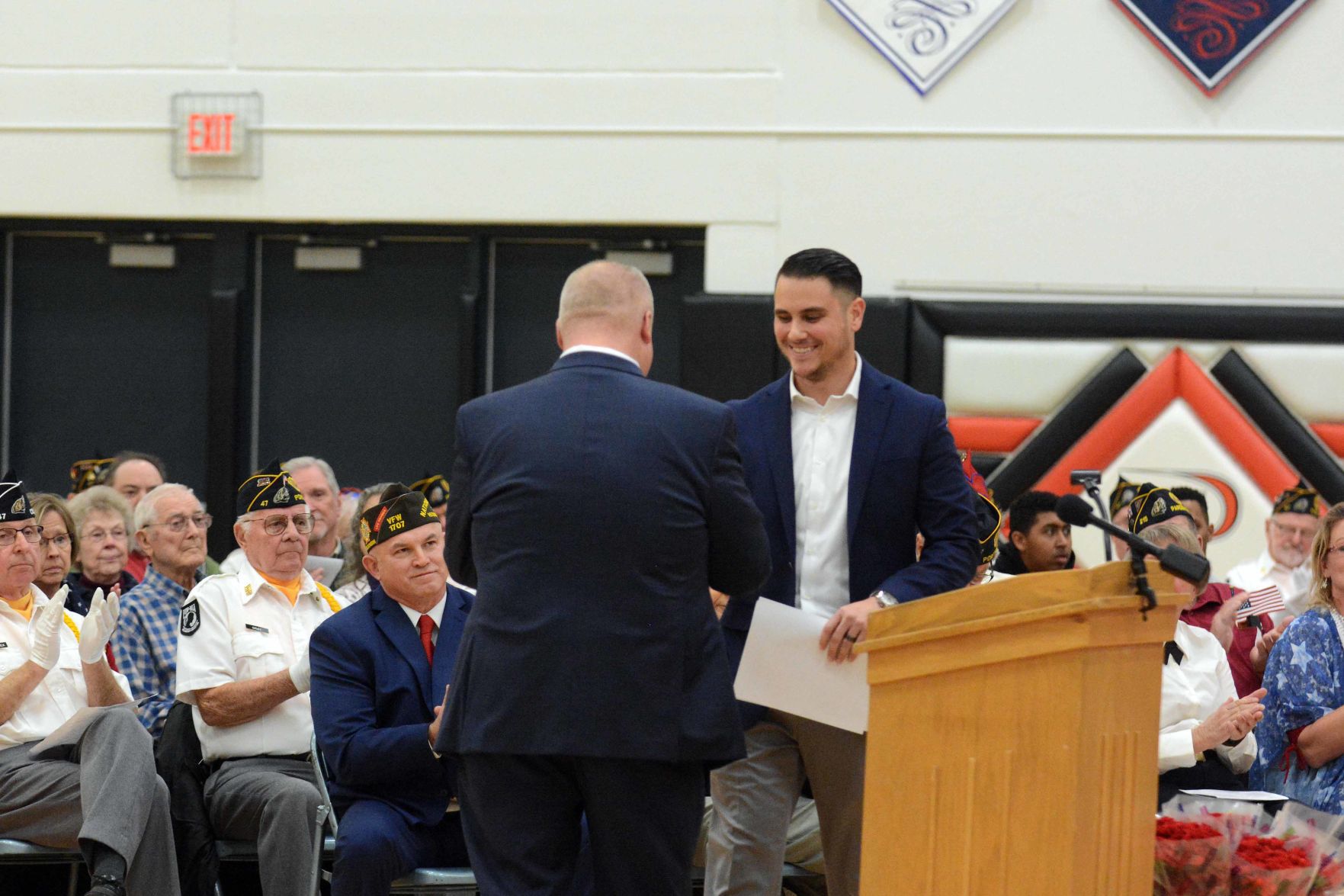 Portage High School Veterans Day ceremony 2019